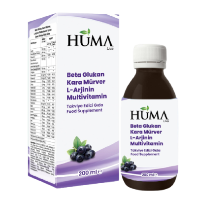 Beta Glucan Black Elderberry L-Arginine Multivitamin 200 ml - 1