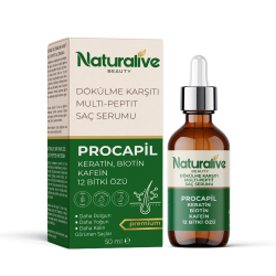 Dökülme Karşıtı Multi - Peptit Saç Serumu 50 ml - NATURALIVE BEAUTY