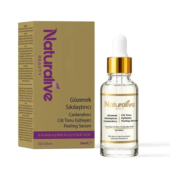 Gözenek Sıkılaştırıcı Canlandırıcı Cilt Tonu Eşitleyici Peeling Serum 30 ml - 1