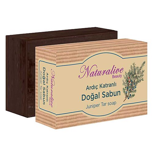 Juniper Tar Soap 120 g - NATURALIVE BEAUTY