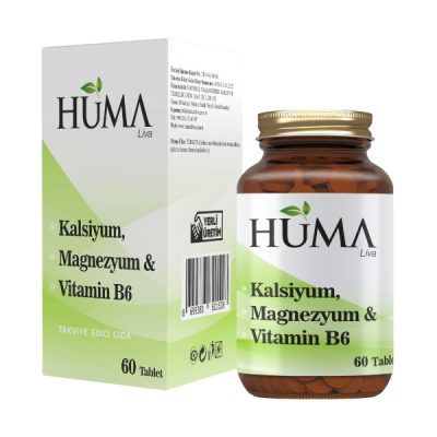 Kalsiyum, Magnezyum Vitamin B6 60 tablet - 1