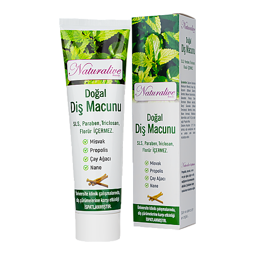 Natural Toothpaste 100 ml - NATURALIVE BEAUTY