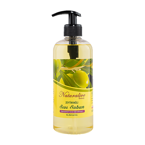 Olive Oil Liquid Hand Soap 500 ml - NATURALIVE BEAUTY
