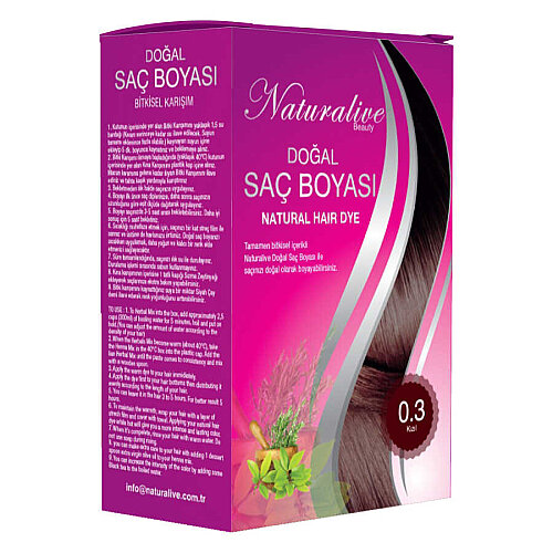 Red Hair Dye 100 g - NATURALIVE BEAUTY