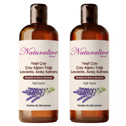 2‘li Yağlı Saçlar İçin Şampuan Seti - NATURALIVE BEAUTY
